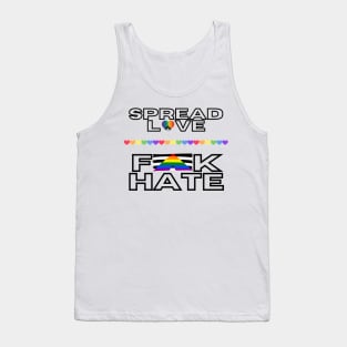 Fk Hate Black Lettering Tank Top